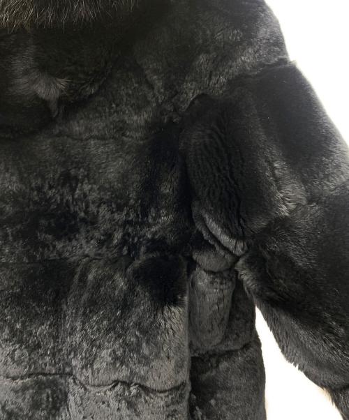 GRACE CONTINENTAL（（グレースコンチネンタル）GRACE CONTINENTAL (（グレースコンチネンタル) GRACE CONTINENTAL　ファーコート ブラック サイズ:36の古着・服飾アイテム