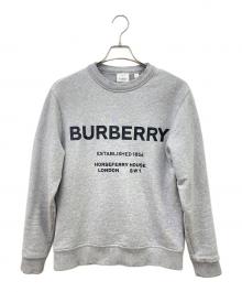 BURBERRY（バーバリー）の古着「ロゴプリントスウェット」｜グレー