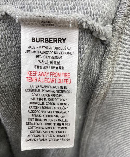 BURBERRY（バーバリー）BURBERRY (バーバリー) ロゴプリントスウェット グレー サイズ:XSの古着・服飾アイテム