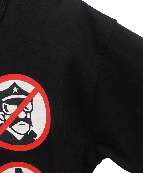 000 World Wide（ワールドワイド）000 World Wide (ワールドワイド) 半袖カットソー ブラック サイズ:Lの古着・服飾アイテム