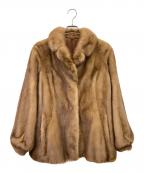 SAGA MINKサガミンク）の古着「毛皮ハーフコート」｜ブラウン