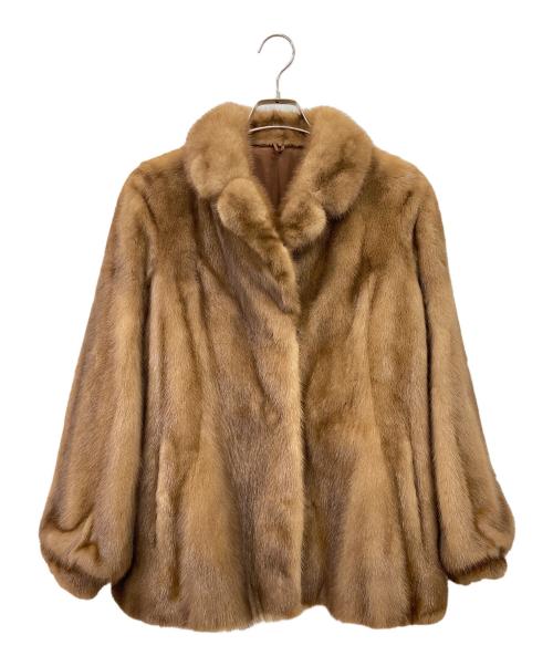 SAGA MINK（サガミンク）SAGA MINK (サガミンク) 毛皮ハーフコート ブラウン サイズ:13の古着・服飾アイテム