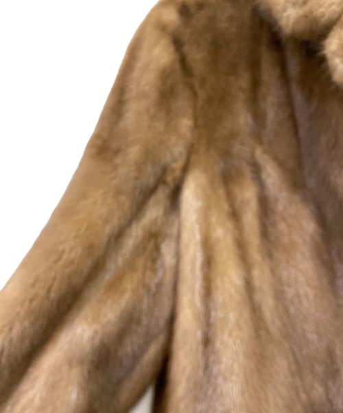 SAGA MINK（サガミンク）SAGA MINK (サガミンク) 毛皮ハーフコート ブラウン サイズ:13の古着・服飾アイテム