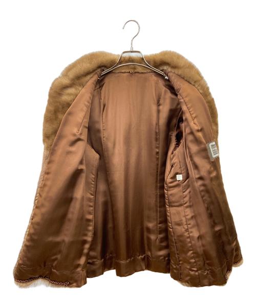 SAGA MINK（サガミンク）SAGA MINK (サガミンク) 毛皮ハーフコート ブラウン サイズ:13の古着・服飾アイテム