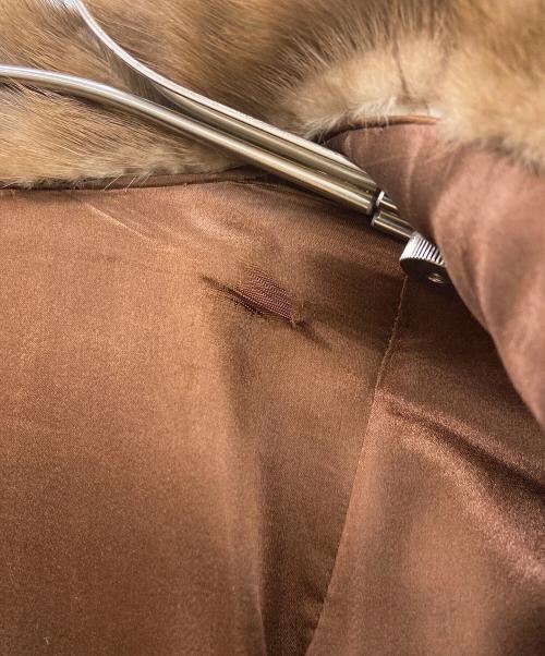 SAGA MINK（サガミンク）SAGA MINK (サガミンク) 毛皮ハーフコート ブラウン サイズ:13の古着・服飾アイテム