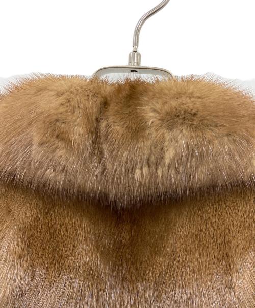 SAGA MINK（サガミンク）SAGA MINK (サガミンク) 毛皮ハーフコート ブラウン サイズ:13の古着・服飾アイテム