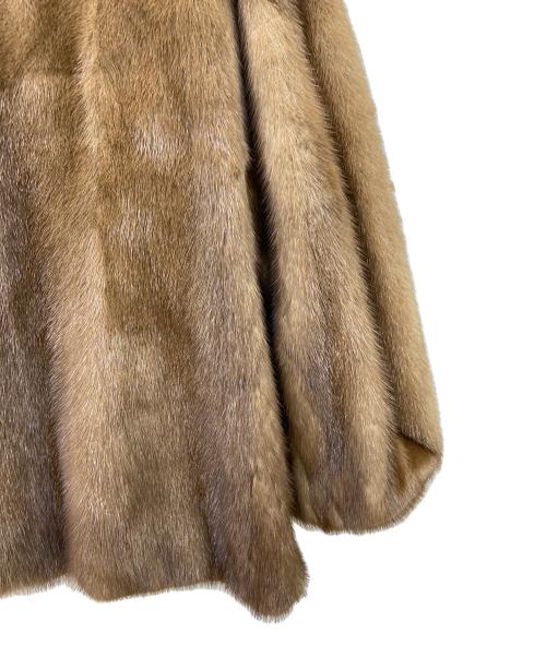 SAGA MINK（サガミンク）SAGA MINK (サガミンク) 毛皮ハーフコート ブラウン サイズ:13の古着・服飾アイテム