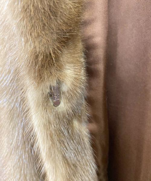 SAGA MINK（サガミンク）SAGA MINK (サガミンク) 毛皮ハーフコート ブラウン サイズ:13の古着・服飾アイテム