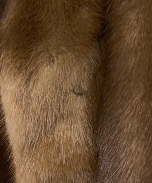 SAGA MINK（サガミンク）SAGA MINK (サガミンク) 毛皮ハーフコート ブラウン サイズ:13の古着・服飾アイテム