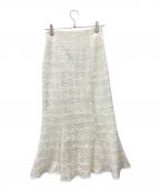 Snidelスナイデル）の古着「マーメイドスカート」｜ホワイト