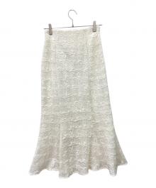 Snidel（スナイデル）の古着「マーメイドスカート」｜ホワイト