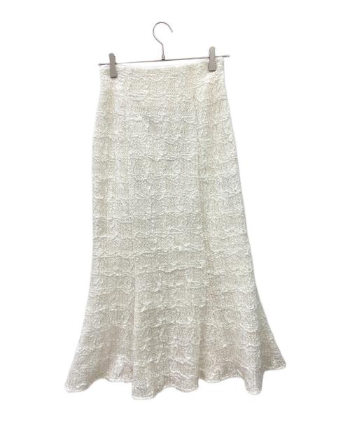 Snidel（スナイデル）Snidel (スナイデル) マーメイドスカート ホワイト サイズ:1の古着・服飾アイテム
