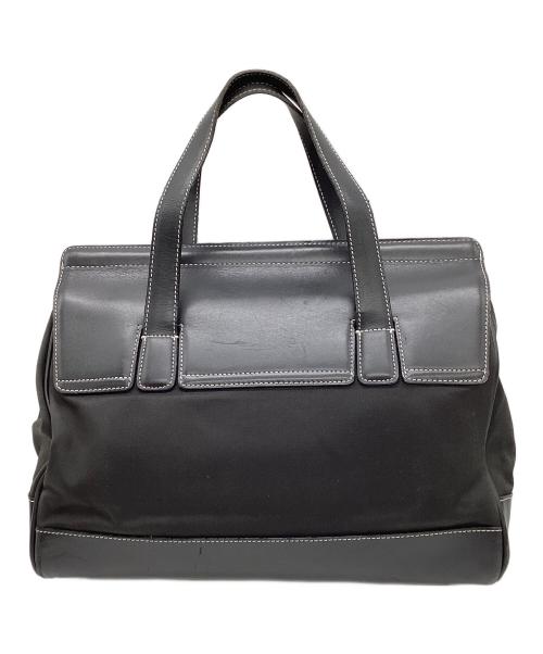 COACH（コーチ）COACH (コーチ) コーチ　レザー×キャンバス　トートバッグ ブラックの古着・服飾アイテム