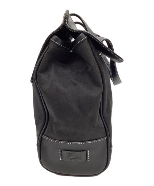 COACH（コーチ）COACH (コーチ) コーチ　レザー×キャンバス　トートバッグ ブラックの古着・服飾アイテム