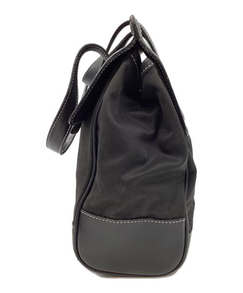COACH（コーチ）COACH (コーチ) コーチ　レザー×キャンバス　トートバッグ ブラックの古着・服飾アイテム