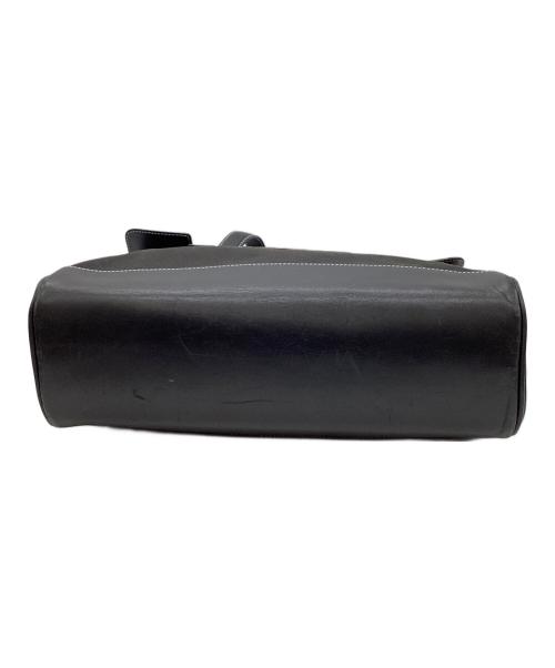 COACH（コーチ）COACH (コーチ) コーチ　レザー×キャンバス　トートバッグ ブラックの古着・服飾アイテム