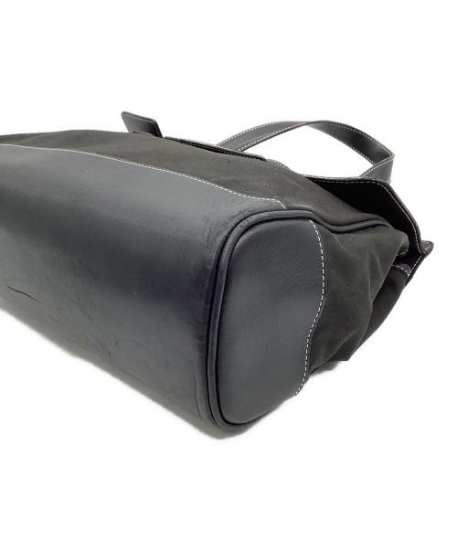 COACH（コーチ）COACH (コーチ) コーチ　レザー×キャンバス　トートバッグ ブラックの古着・服飾アイテム