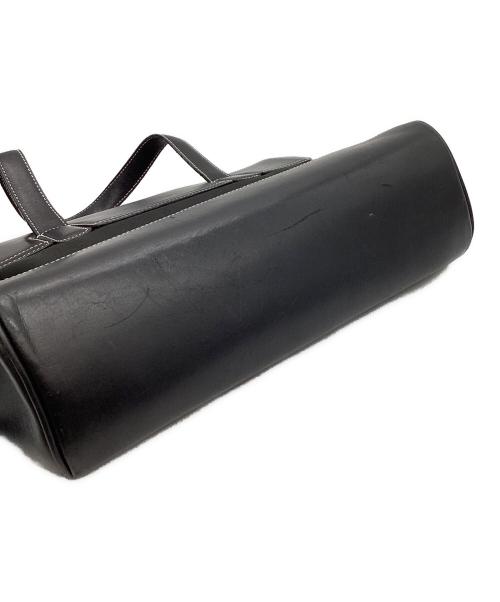 COACH（コーチ）COACH (コーチ) コーチ　レザー×キャンバス　トートバッグ ブラックの古着・服飾アイテム