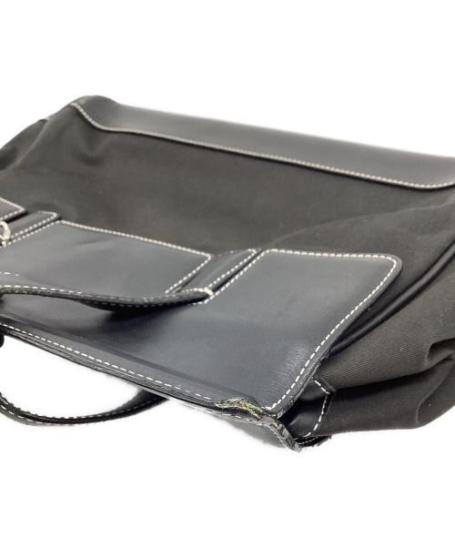 COACH（コーチ）COACH (コーチ) コーチ　レザー×キャンバス　トートバッグ ブラックの古着・服飾アイテム