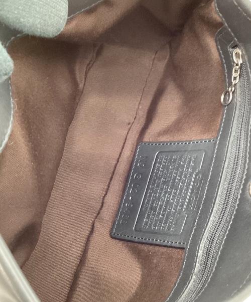 COACH（コーチ）COACH (コーチ) ワンショルダーハンドバッグ ブラックの古着・服飾アイテム