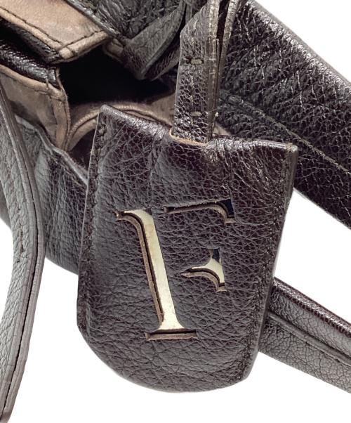 FURLA（フルラ）FURLA (フルラ) FURLA　ハンドバッグ ブラウンの古着・服飾アイテム
