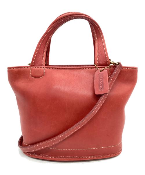 COACH（コーチ）COACH (コーチ) COACH 　2WAYショルダーバッグ レッドの古着・服飾アイテム