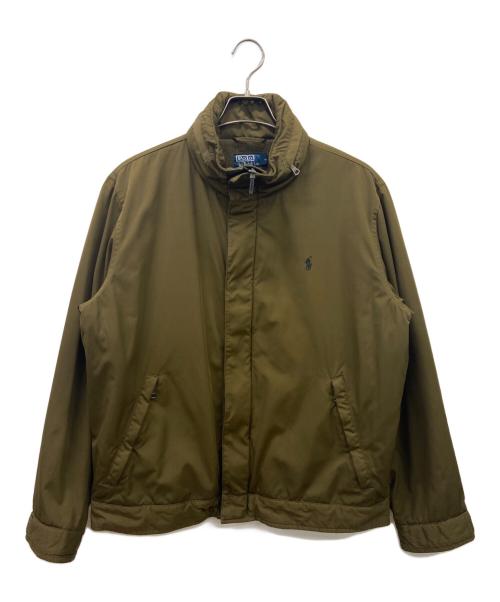 POLO RALPH LAUREN（ポロ・ラルフローレン）POLO RALPH LAUREN (ポロ・ラルフローレン) 中綿ジャケット ブラウン×オリーブ サイズ:LLの古着・服飾アイテム