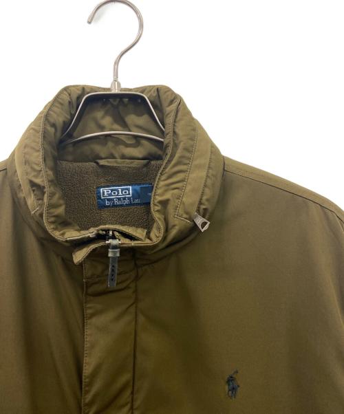 POLO RALPH LAUREN（ポロ・ラルフローレン）POLO RALPH LAUREN (ポロ・ラルフローレン) 中綿ジャケット ブラウン×オリーブ サイズ:LLの古着・服飾アイテム