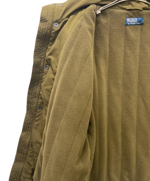 POLO RALPH LAUREN（ポロ・ラルフローレン）POLO RALPH LAUREN (ポロ・ラルフローレン) 中綿ジャケット ブラウン×オリーブ サイズ:LLの古着・服飾アイテム