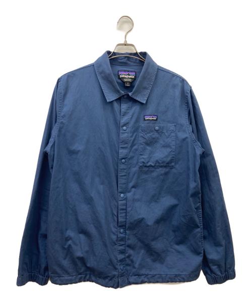 Patagonia（パタゴニア）Patagonia (パタゴニア) Lightweight All-Wear Hemp Coaches Jkt ブルー サイズ:Mの古着・服飾アイテム