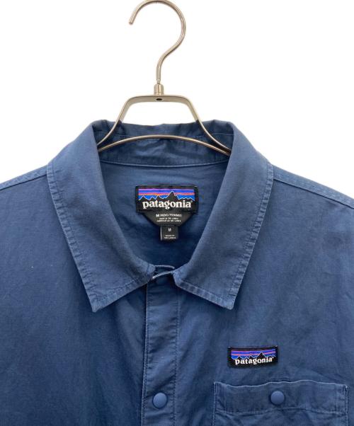 Patagonia（パタゴニア）Patagonia (パタゴニア) Lightweight All-Wear Hemp Coaches Jkt ブルー サイズ:Mの古着・服飾アイテム