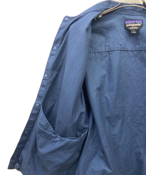 Patagonia（パタゴニア）Patagonia (パタゴニア) Lightweight All-Wear Hemp Coaches Jkt ブルー サイズ:Mの古着・服飾アイテム