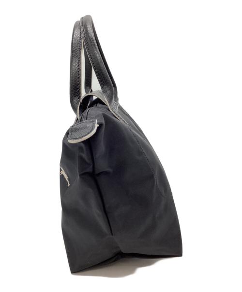 LONGCHAMP（ロンシャン）LONGCHAMP (ロンシャン) LONGCHAMP　ル プリアージュクラブ　ハンドバッグ ブラックの古着・服飾アイテム