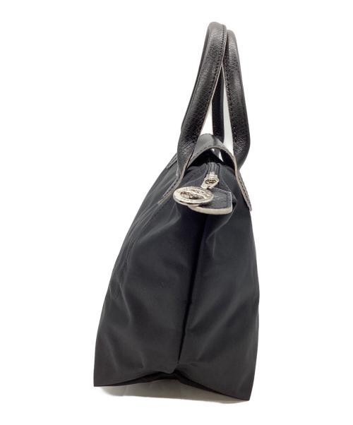 LONGCHAMP（ロンシャン）LONGCHAMP (ロンシャン) LONGCHAMP　ル プリアージュクラブ　ハンドバッグ ブラックの古着・服飾アイテム