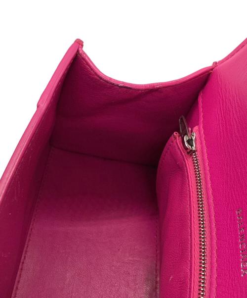 BALENCIAGA（バレンシアガ）BALENCIAGA (バレンシアガ) アワーグラスS　2WAYバッグ ピンクの古着・服飾アイテム