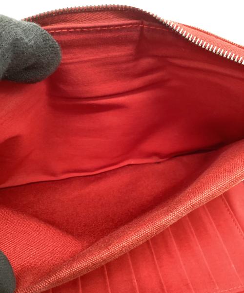 HERMES（エルメス）HERMES (エルメス) HERMES　パースGM　ラウンドファスナー財布 レッドの古着・服飾アイテム