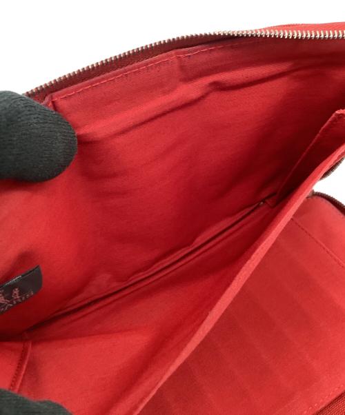 HERMES（エルメス）HERMES (エルメス) HERMES　パースGM　ラウンドファスナー財布 レッドの古着・服飾アイテム