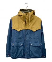 Mt. Rainier Design（マウントレイニアデザイン）の古着「マウンテンパーカー」｜ブルー×ベージュ