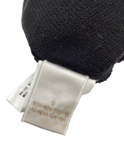 A BATHING APE（ア ベイシング エイプ）A BATHING APE (ア ベイシング エイプ) A BATHING APE　TERIYAKI SOURCE　ニット帽 ブラック×イエローの古着・服飾アイテム