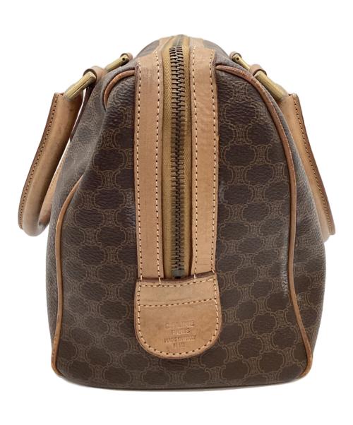 CELINE（セリーヌ）CELINE (セリーヌ) CELINE　マカダム柄　ミニボストンバッグ ブラウンの古着・服飾アイテム
