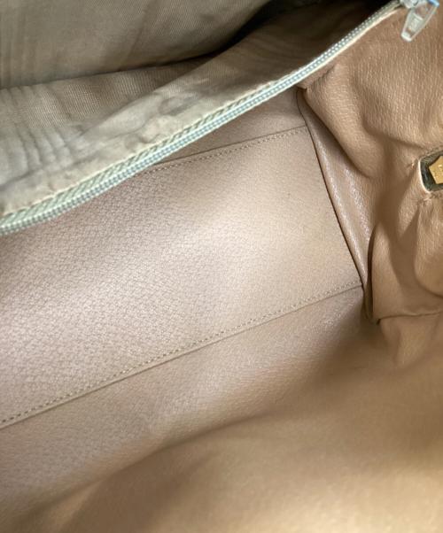 CELINE（セリーヌ）CELINE (セリーヌ) CELINE　マカダム柄　ミニボストンバッグ ブラウンの古着・服飾アイテム