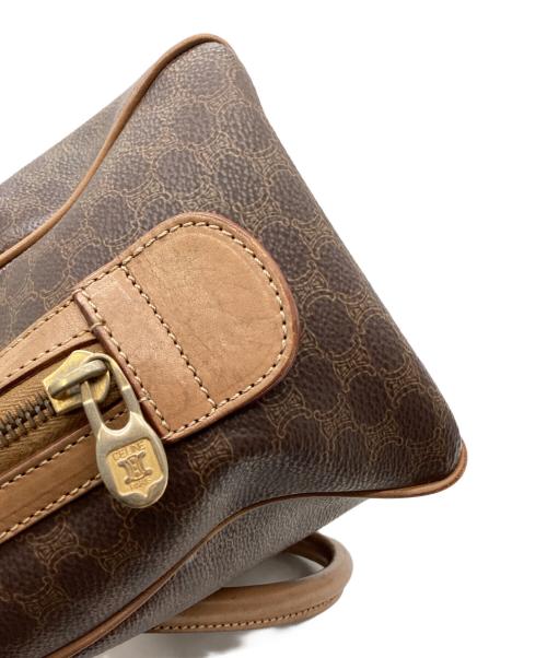 CELINE（セリーヌ）CELINE (セリーヌ) CELINE　マカダム柄　ミニボストンバッグ ブラウンの古着・服飾アイテム