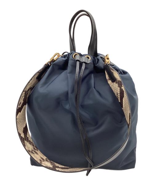 ORSETTO（オルセット）ORSETTO (オルセット) ORSETTO　2WAYバッグ ネイビーの古着・服飾アイテム