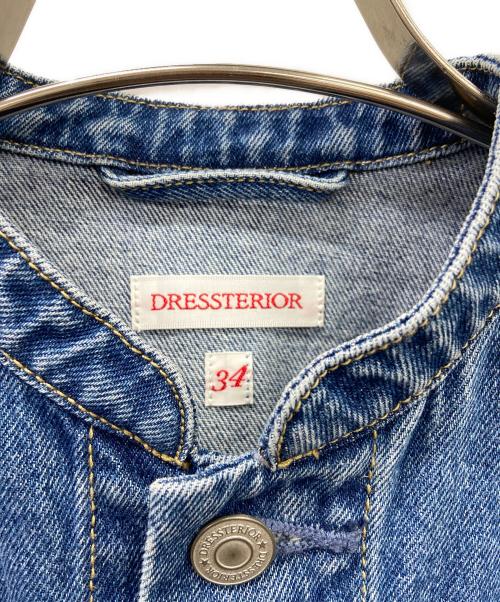 DRESSTERIOR（ドレステリア）DRESSTERIOR (ドレステリア) DRESSTERIOR　デニムジャケット インディゴ サイズ:34の古着・服飾アイテム
