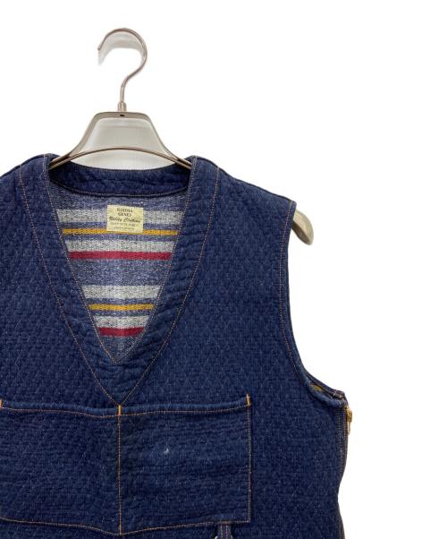 KOJIMA GENES（コジマジーンズ）KOJIMA GENES (コジマジーンズ) デニムベスト インディゴ サイズ:Lの古着・服飾アイテム