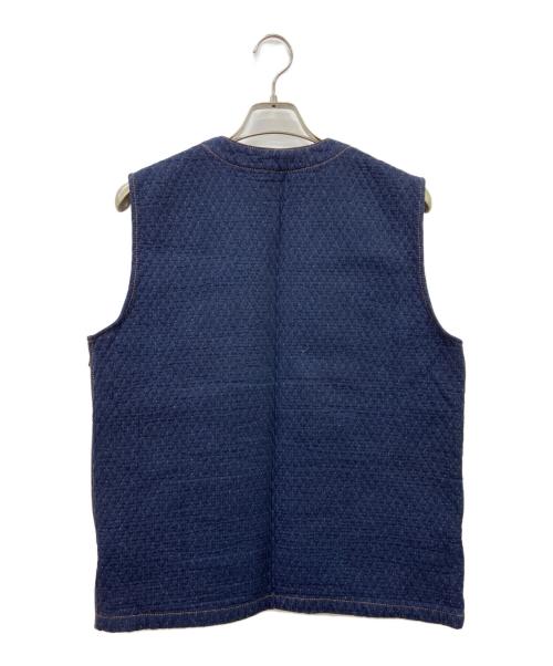 KOJIMA GENES（コジマジーンズ）KOJIMA GENES (コジマジーンズ) デニムベスト インディゴ サイズ:Lの古着・服飾アイテム