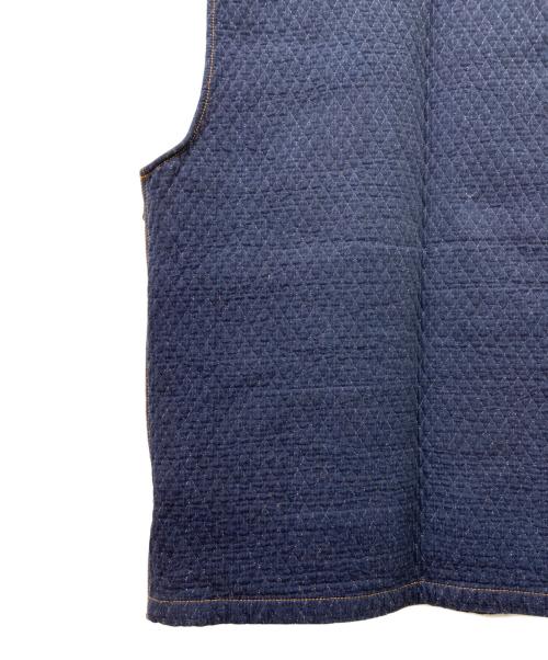 KOJIMA GENES（コジマジーンズ）KOJIMA GENES (コジマジーンズ) デニムベスト インディゴ サイズ:Lの古着・服飾アイテム