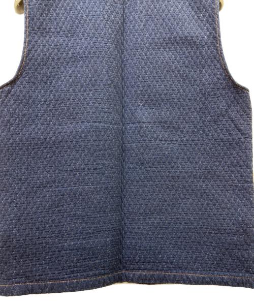 KOJIMA GENES（コジマジーンズ）KOJIMA GENES (コジマジーンズ) デニムベスト インディゴ サイズ:Lの古着・服飾アイテム
