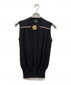 FENDIフェンディ）の古着「ジレ」｜ブラック×ベージュ