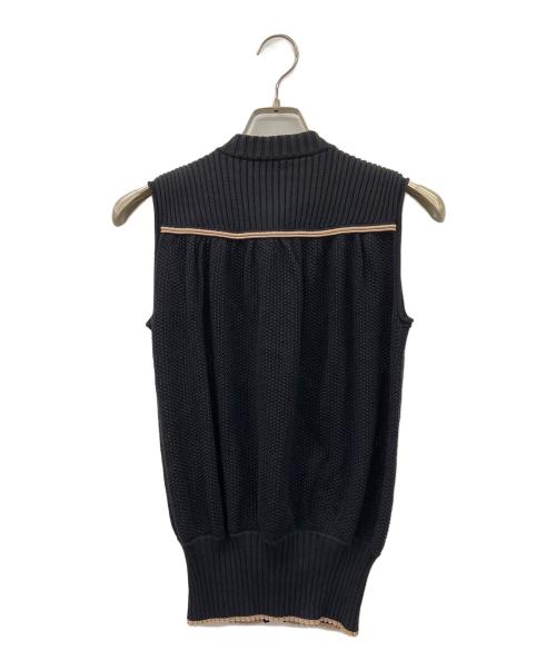 FENDI（フェンディ）FENDI (フェンディ) ジレ ブラック×ベージュ サイズ:38の古着・服飾アイテム